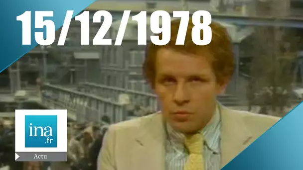 20h Antenne 2 du 15 décembre 1978 | Sidérurgie : L'occupation des usines Usinor | Archive INA