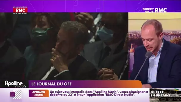 "Le journal du off" : Nicolas Sarkozy sifflé par des militants LR au meeting de Valérie Pécresse
