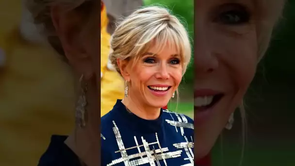 Brigitte Macron's Iconic Drop Earrings Style ✨ #brigittemacron #beauty #parisstyle #style #fashion