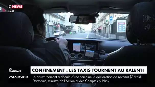 Confinement : les taxis tournent au ralenti