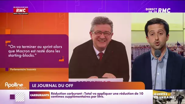 "Le journal du off" : la course contre-la-montre de Jean-Luc Mélenchon