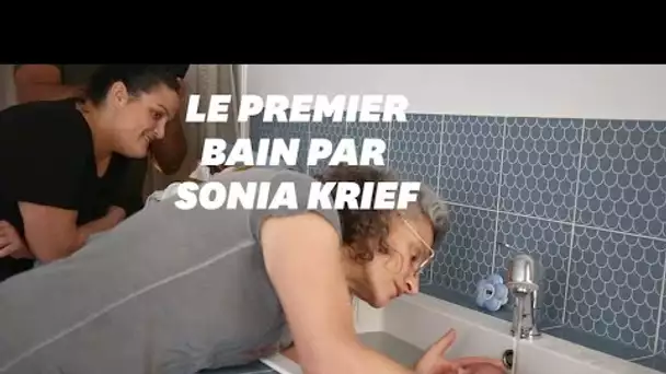 Avec le bain bébé de Sonia Krief, le nouveau-né retrouve les sensations in utero