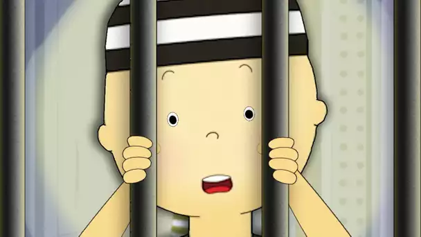 Caillou et L'Évasion de Prison | Caillou | Dessins animés pour enfants | WildBrain pour les enfants