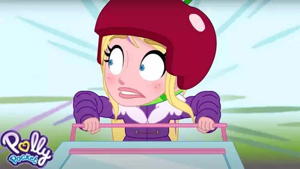 Allez BIG Ice Pop! CHASE DE CAMION À GLACE DE Polly! Polly Pocket Français  NOUVELLE Saison 2