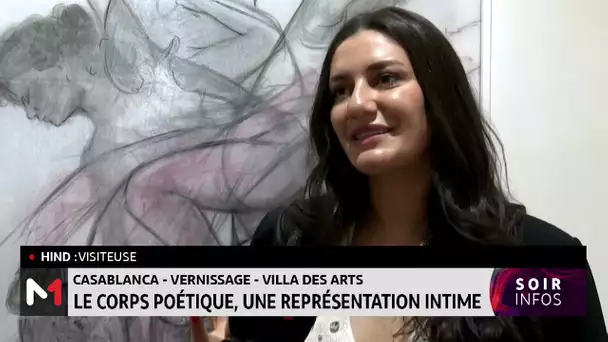 Vernissage à Casablanca d’une exposition d’Imane Feriani intitulée “Le corps poétique”