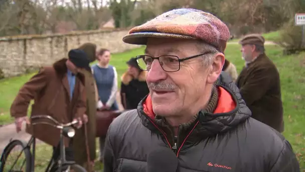 Tournage du film sur le déporté Pierre Jobard