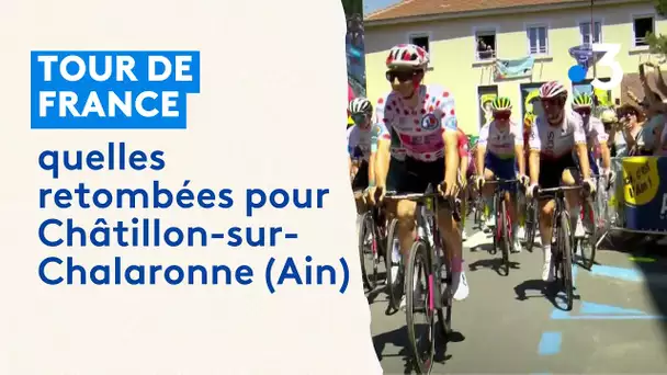 Tour de France : quelles retombées pour Châtillon-sur-Chalaronne (Ain) ?