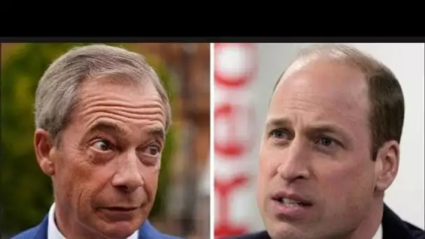 Nigel Farage dit au prince William de « s'en tenir aux BAFTA » après l'intervention à Gaza