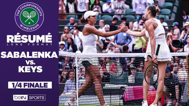 Résumé - Wimbledon : Aryna Sabalenka VS Madison Keys