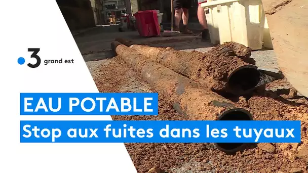 La lutte contre les fuites d'eau potable dans les canalisations de Sedan