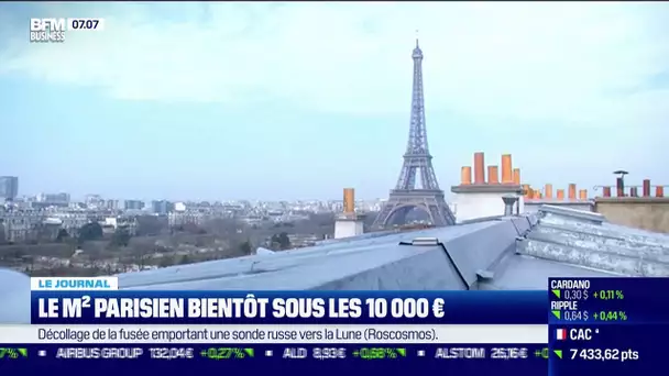 Le mètre carré parisien bientôt sous les 10.000 euros