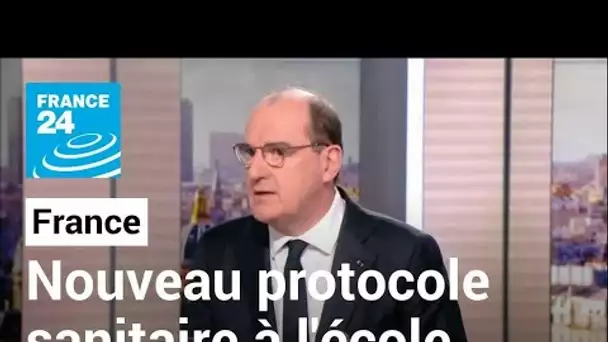 France : Jean Castex annonce une "simplification" du protocole sanitaire à l'école • FRANCE 24