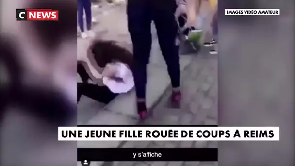 Reims : une jeune fille rouée de coups