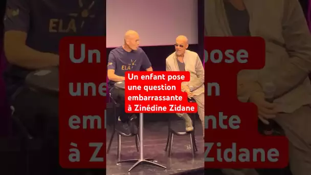 Un enfant pose une question embarrassante à Zinédine Zidane
