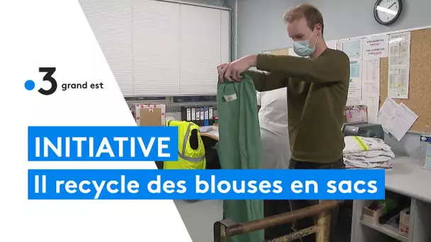 Hôpital : des tenues médicales recyclées en sacs en tissu