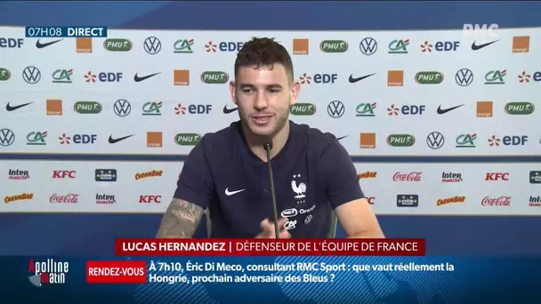 France-Hongrie: "Ça sera une autre bataille" prévient Lucas Hernandez en conférence de presse