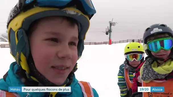 Enfin, de la neige au markstein