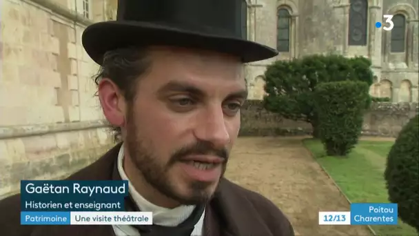 Visite théâtrale de l'abbaye de Saint-Savin dans la Vienne