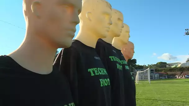 Le club de Fréjus-Saint-Raphaël teste un simulateur d’entraînement pour tirer les coups francs