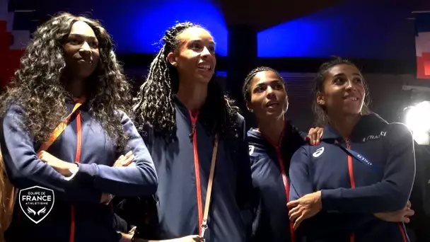 Berlin 2018 : Moment de partage avec les relayeuses au Club France