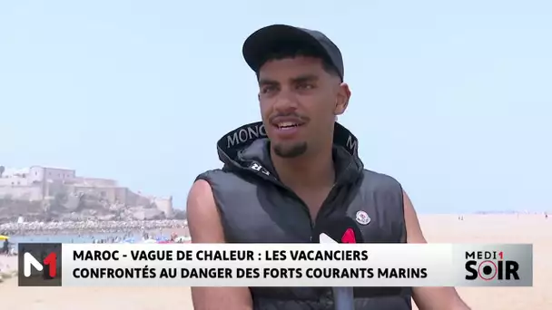 Maroc-vague de chaleur : les vacanciers confrontés au danger des forts courants marins