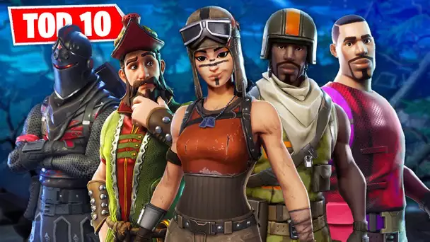 TOP 10 DES SKINS LES PLUS RARES SUR FORTNITE ! (SAISON 1 - SAISON 16)