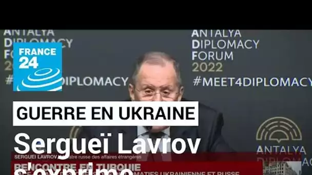 REPLAY : 'La Russie veut poursuivre le dialogue', dit Lavrov après un entretien avec Kuleba