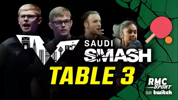 TENNIS DE TABLE - WTT SAUDI SMASH (Jeddah) : MAIN DRAW JOUR 2 - TABLE 3