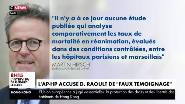 Covid-19 : Didier Raoult accusé de «faux témoignage» par l'AP-HP