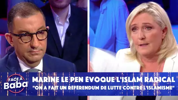 "On a fait un référendum de lutte contre l'islamisme" : Marine Le Pen évoque l'Islam radical