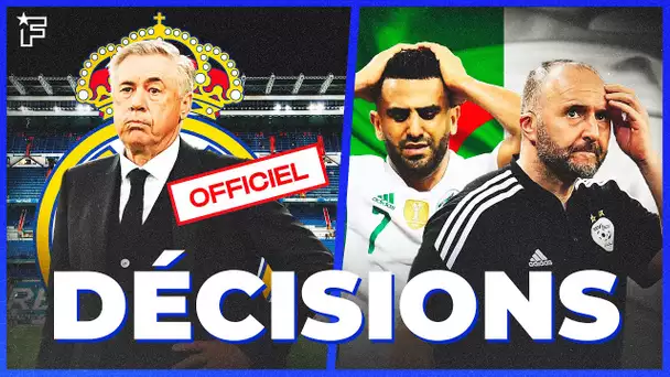 OFFICIEL : Ancelotti RESTE à Madrid, la LISTE POLÉMIQUE de l'Algérie pour la CAN | JT Foot Mercato