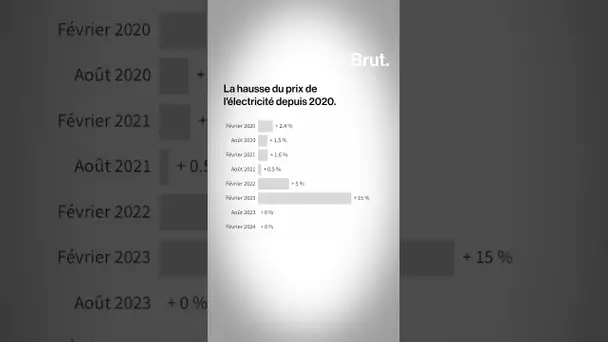 La hausse du prix de l'électricité en France de 2020 à 2024