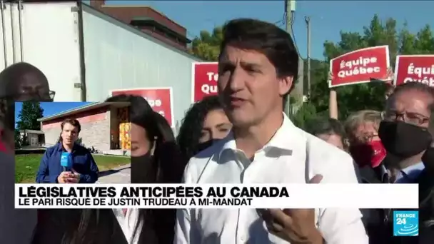 Le Canada aux urnes, l'avenir politique de Trudeau en jeu • FRANCE 24