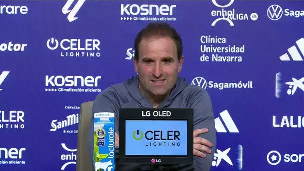 Rueda de prensa CA Osasuna vs Deportivo Alavés