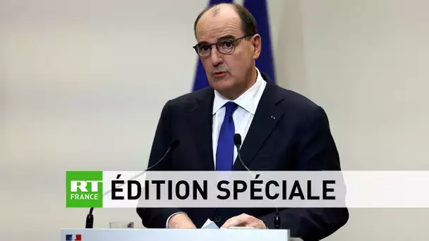 Covid-19 : Le Premier ministre Jean Castex prend la parole depuis l'Elysée