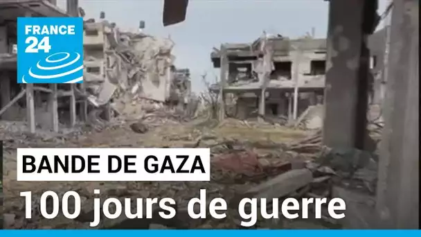 "Mort" et "déplacement" pour résumer les 100 jours de la guerre entre le Hamas et Israël