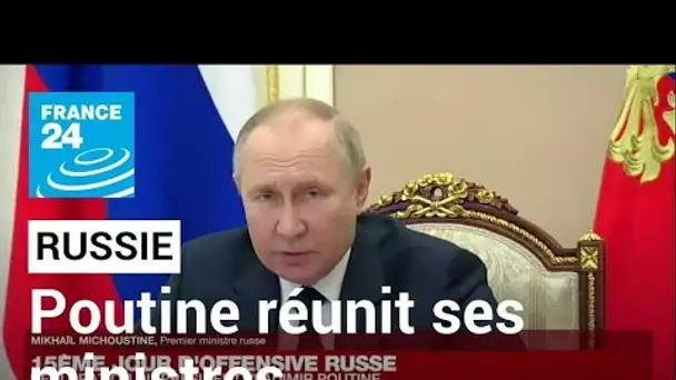 REPLAY :  Poutine réunit son gouvernement pour parler des sanctions économiques • FRANCE 24