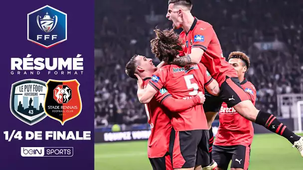 Résumé : Rennes BRISE les rêves du Puy Foot et part en demi-finale