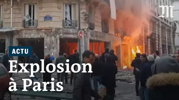 Explosion à Paris : les images des dégâts après une fuite de gaz