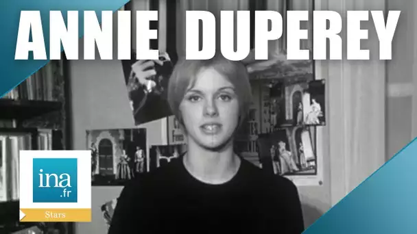 Anny Duperey, jeune comédienne qui débute à Paris | Archive INA
