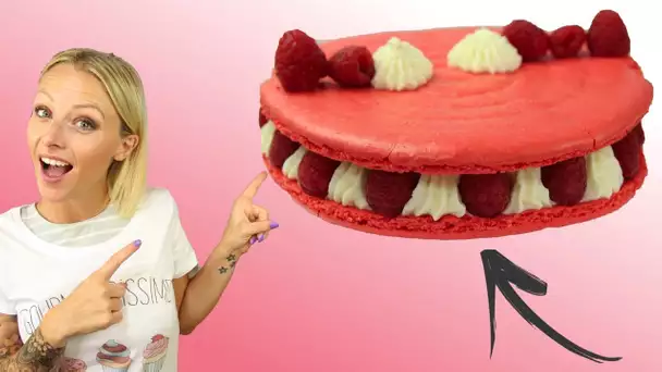 ♡• RECETTE MACARON GÉANT À LA FRAMBOISE •♡