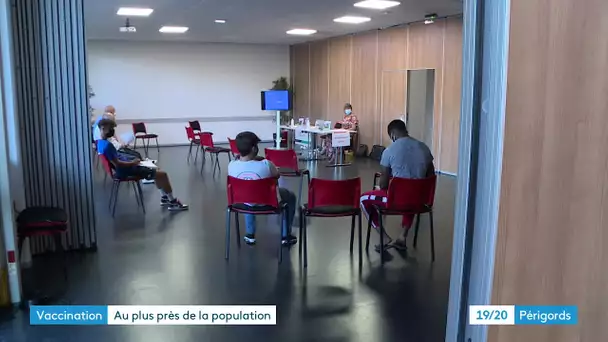 Centre éphémère de vaccination à Coulounieix-Chamiers