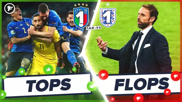 Italie-Angleterre (1-1) : Donnarumma héroïque, Southgate saborde l'Angleterre | Tops et Flops