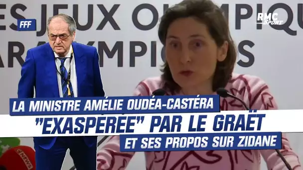 FFF : La ministre Oudéa-Castéra "exaspérée" par les propos de Le Graët