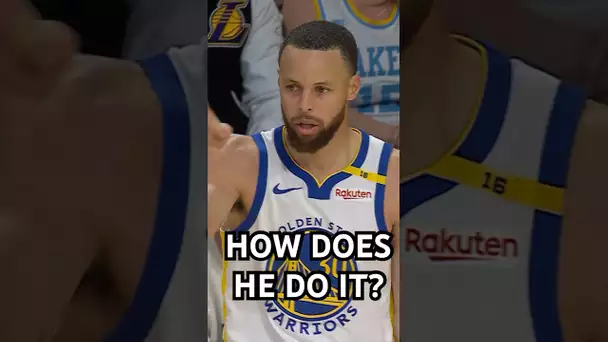 Curry with the RIDICULOUS layup!