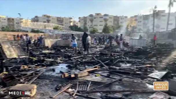 Casablanca: l'incendie survenu devant la gare Ouled Ziane circonscrit