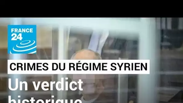 "Un verdict historique", perpétuité pour un ex-haut gradé du renseignement syrien • FRANCE 24
