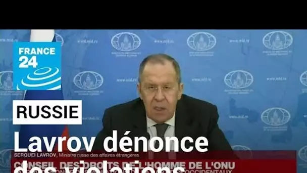 Sergueï Lavrov accuse l'UE de "frénésie russophobe" • FRANCE 24