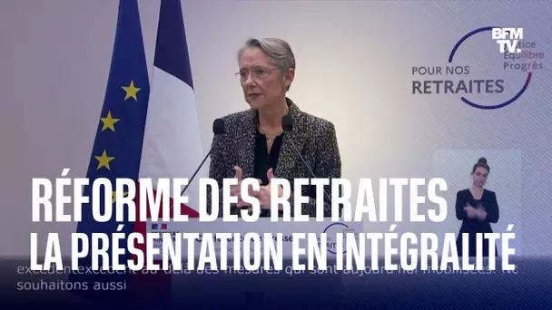 Réformes des retraites, la présentation en intégralité