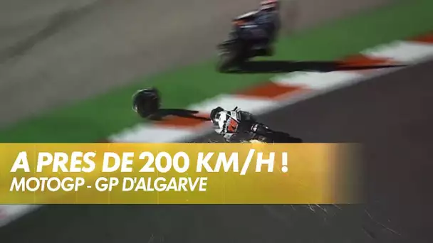 La très lourde chute d'Albert Arenas ! - GP d'Algarve Moto 2